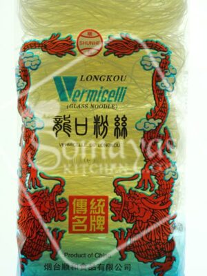 Shunhe Longkou Mung Bean Vermicelli Yuanbao Style 250g-0