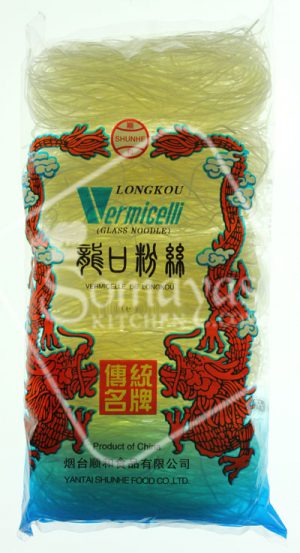 Shunhe Longkou Mung Bean Vermicelli Yuanbao Style 250g-0