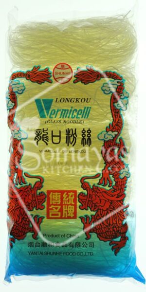 Shunhe Longkou Mung Bean Vermicelli Yuanbao Style 250g-0