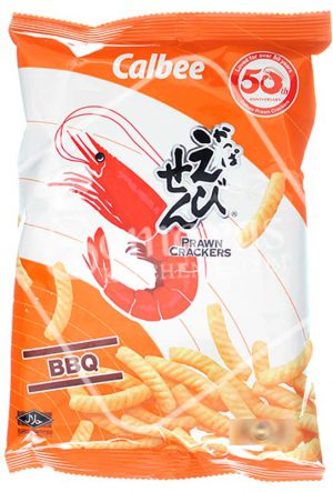 Calbee Prawn Crackers BBQ Flavour 70g-0