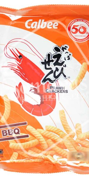 Calbee Prawn Crackers BBQ Flavour 70g-0