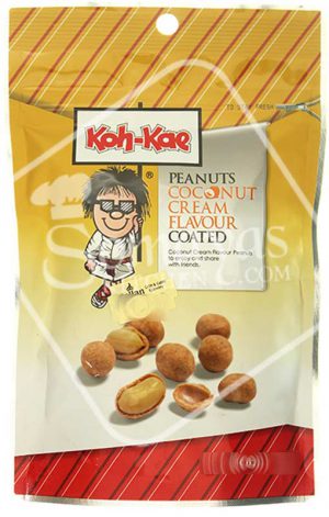 Koh-Kae Peanuts Coconut Cream Flavour Coated 90g-0