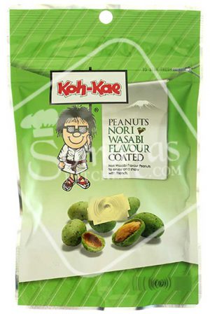 Koh-Kae Peanuts Nori Wasabi Flavour Coated 90g-0