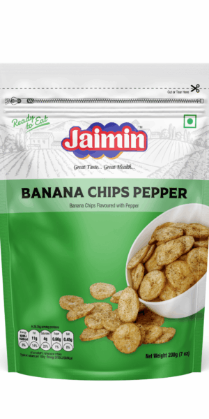 Jaimin Banana Chips Pepper 200g