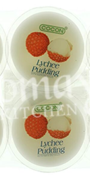 Cocon Lychee Jelly Pudding With Coconut Gel Pieces 6x80g-0