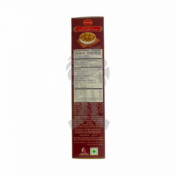 Pran Achar Gosht Curry Spice Mix 50g-27183