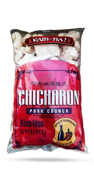 Kain-Na Chicharon Pork Crunch Spicy Vinegar Flavour 70g