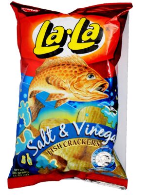 Lala Fish Crackers Salt & Vinegar Flavour 100g