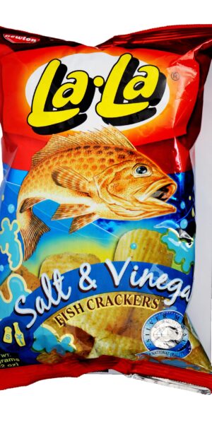 Lala Fish Crackers Salt & Vinegar Flavour 100g