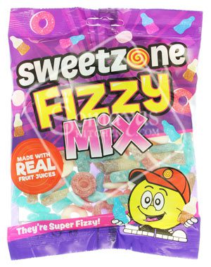 Sweetzone Fizzy Mix - Sweet Foam Gums 180g-0