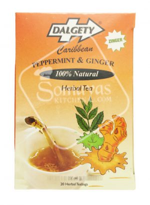 Dalgety Caribbean Peppermint & Ginger Herbal Tea 40g-0
