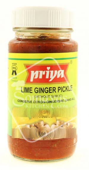 Priya Lime Ginger Pickle 300g-0