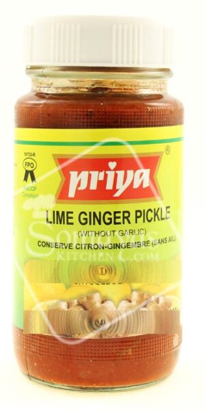 Priya Lime Ginger Pickle 300g-0