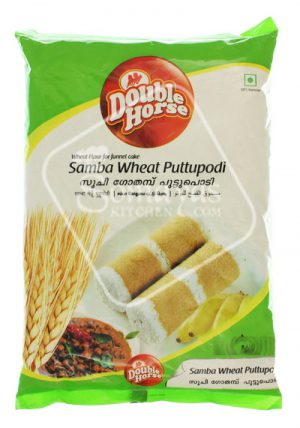 Double Horse Samba Wheat Puttupodi 1kg-0