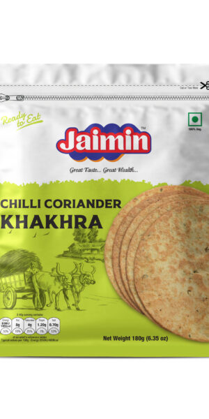 Jaimin Chilli Coriander Khakhra 180g