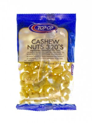 Top-Op Cashew Nuts Whole (320) 100g-0