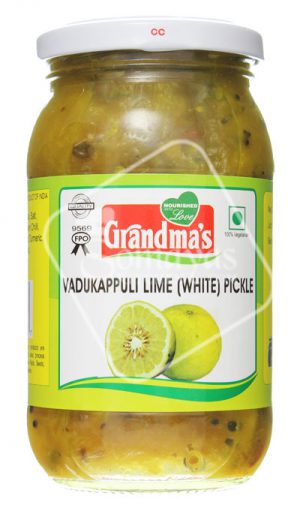 Grandma's Vadukappuli Lime Pickle White 400g-0