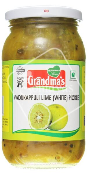 Grandma's Vadukappuli Lime Pickle White 400g-0