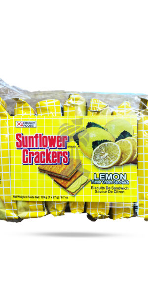 Croley Foods Sunflower Crackers Lemon Cream Sandwich