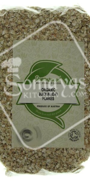 Queenswood Organic Buckwheat Flakes (500g)-0
