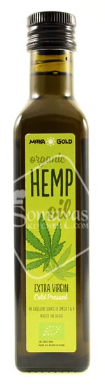 Maya Gold Organic Hemp Oil Extra Virgin Cold Pressed (250ml)-0
