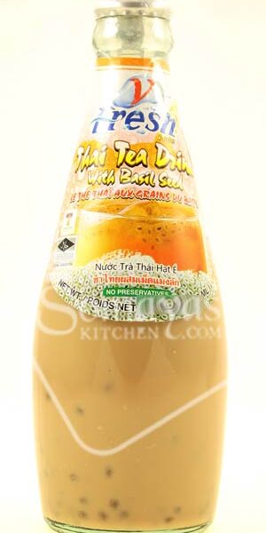 V-Fresh Thai Tea Drink With Basil Seed 290ml-0
