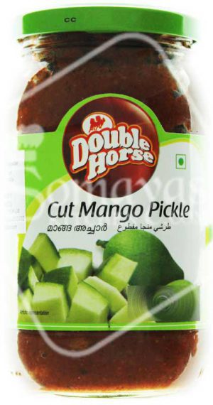 Double Horse Cut Mango Pickle 400g-0