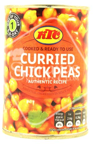 Ktc Curried Chick Peas 400g-0