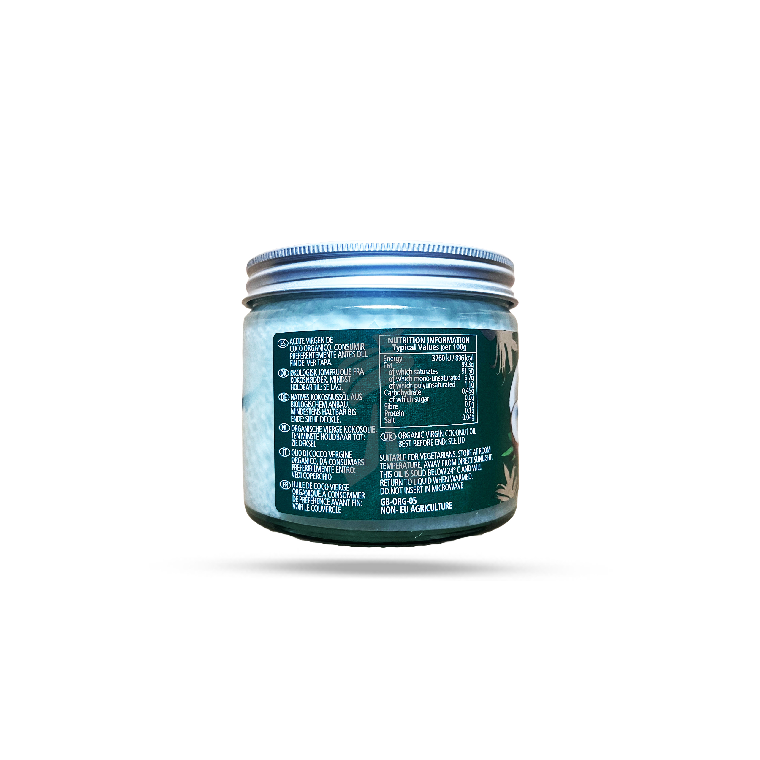 KTC Organic Virgin Coconut Oil Cold Pressed 250ml - Image 2