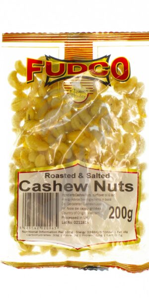 Fudco Roasted & Salted Cashew Nuts 200g-0