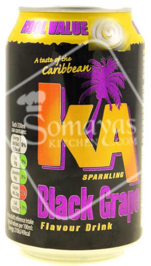 Ka Sparkling Black Grape Flavour Drink 330ml-0