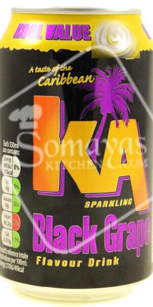 Ka Sparkling Black Grape Flavour Drink 330ml-0