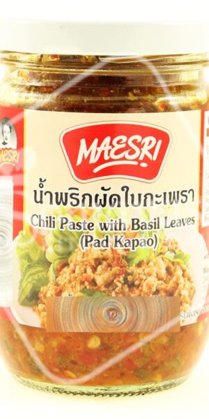 Maesri Chilli Paste With Basil Leaves Pad Kapao 200g-0
