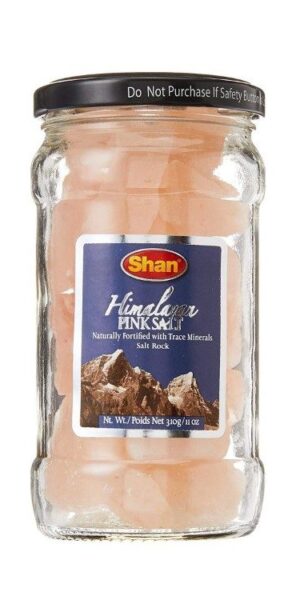 Shan Himalayan Pink Salt Rock Jar 310g-0