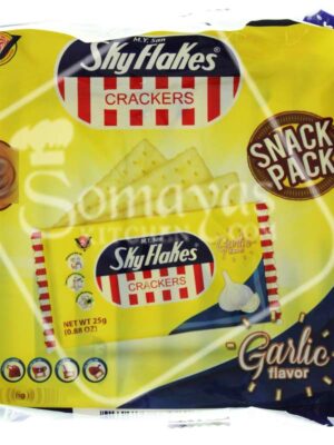Sky Flakes Crackers Garlic Flavour 10x25g-0