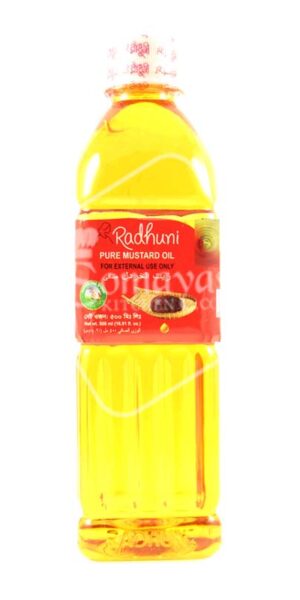 Radhuni Mustard Oil Pure (500ml)-0