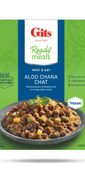 Gits Aloo Chana Chat Ready Meals 300g