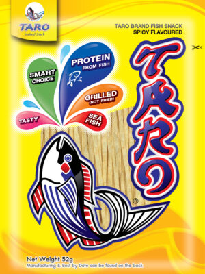 Taro Fish Snack Spicy Flavour 52g
