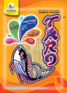 Taro Fish Snack Barbecue Flavor 52g