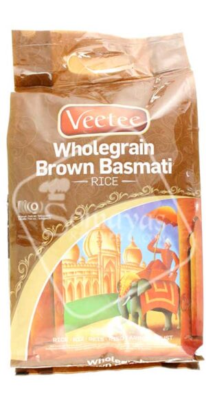 Veetee Wholegrain Brown Basmati 5kg-0