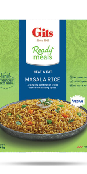 Gits Ready Meals Masala Rice Vegan 265g