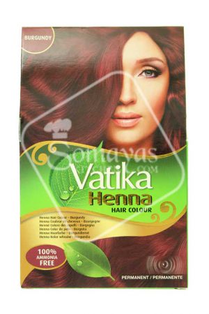 Vatika Henna Hair Colour Burgundy 60g-0