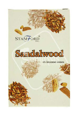 Stamford Sandalwood Incense Cones 15pcs-0