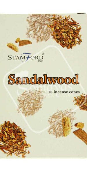 Stamford Sandalwood Incense Cones 15pcs-0