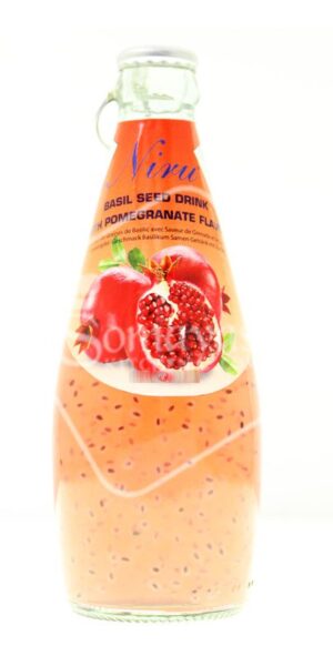 Niru Basil Seed Drink With Pomegranate Flavor (290ml)-0