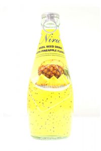Niru Basil Seed Drink With Pineapple Flavor (290ml)-0