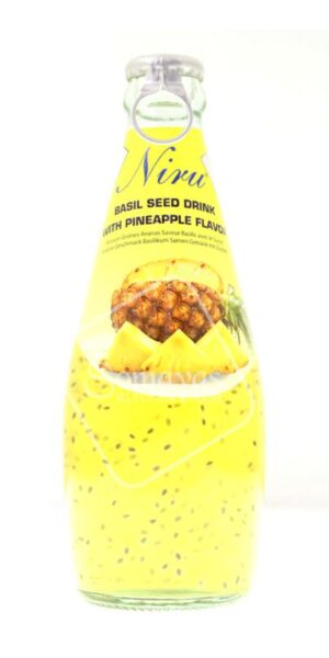 Niru Basil Seed Drink With Pineapple Flavor (290ml)-0