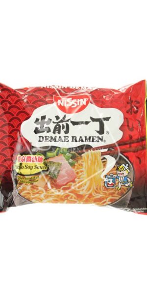 Nissin Demae Ramen Tokyo Soy Sauce Flavour Soup (100g)-0