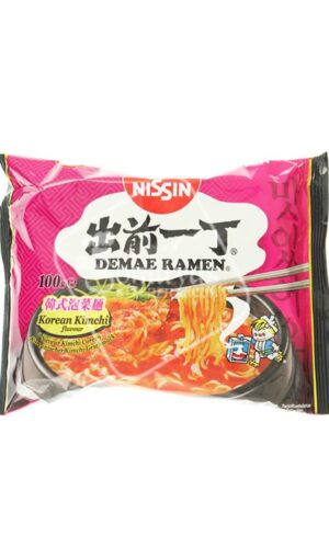 Nissin Demae Ramen Korean Kimchi Flavour Soup (100g)-0