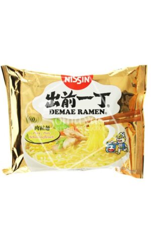 Nissin Demae Ramen Porc Flavour Soup (100g)-0